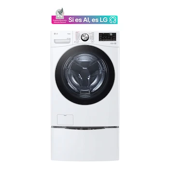 Imagen 1 de Lavasecadora LG Eléctrica 20 Kg Lavado 11 Kg Secado Carga Frontal Blanca Modelo WD20WV26R.WD300CW