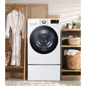 Imagen 4 de Lavasecadora LG Eléctrica 20 Kg Lavado 11 Kg Secado Carga Frontal Blanca Modelo WD20WV26R.WD300CW