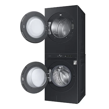 Imagen 3 de Samsung BESPOKE AI WH26DBH700EVAX Centro de Lavado Eléctrico de Carga Frontal 26 Kg Negro Caviar