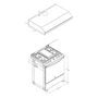 Miniatura de Whirlpool Combo Estufa de Piso Gas LP 30 Pulgadas + Campana Empotrable Acero Inoxidable