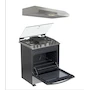 Miniatura de Whirlpool Combo Estufa de Piso Gas LP 30 Pulgadas + Campana Empotrable Acero Inoxidable