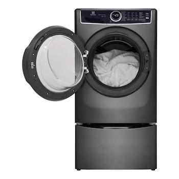 Imagen 2 de Lavadora Electrolux ELFW7537AT de Carga Frontal con Pedestal 21 Kg Color Titanio
