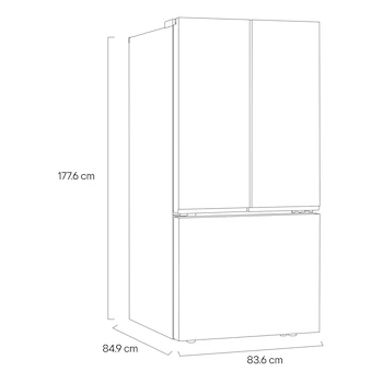 Imagen 4 de Refrigerador LG French Door 25 Pies Cúbicos Modelo GM65FPP
