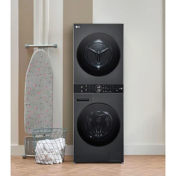Imagen 3 de Centro de Lavado LG WashTower WK14BS6 AI Eléctrico Carga Frontal 14 Kg Negro Acero