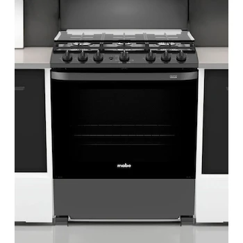 Imagen 2 de Estufa de Piso Mabe EMH7602JBS0 Black Slate Gas LP 30"
