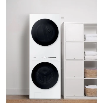 Imagen 2 de Samsung WH22DBH570GWAX Centro de Lavado Laundry Hub a Gas Natural Convertible a LP Carga Frontal 22 Kg Blanco