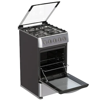 Imagen 5 de Estufa de Piso Whirlpool Xpert Flamma WWR5000S Gas 20" Gris Acero