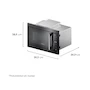 Miniatura de Frigidaire Horno de Microondas Empotrable 1.2 Pies Cúbicos Negro Modelo FMTP24G3SXB
