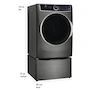 Miniatura de Lavadora Automática Electrolux Luxcare de Carga Frontal ELFW7637AT 21 Kg Titanium