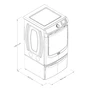 Miniatura de Maytag Secadora Eléctrica con Pedestal 23 Kg Carga Frontal Modelo CP_7MMED7020RU