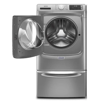 Imagen 2 de Lavadora de Carga Frontal Maytag Modelo 7MMHW6621HC Capacidad 22 kg Color Gris Acero con Pedestal