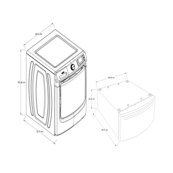Imagen 4 de Lavadora de Carga Frontal Maytag Modelo 7MMHW6621HC Capacidad 22 kg Color Gris Acero con Pedestal