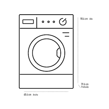 Imagen 3 de Samsung WD20T6000GW/AX Lavasecadora Eléctrica Frontal 20 Kg Blanca