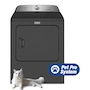 Miniatura de Secadora a Gas Maytag de Carga Frontal Modelo 7MMGD6500RB Capacidad 25 Kg Color Volcano Black