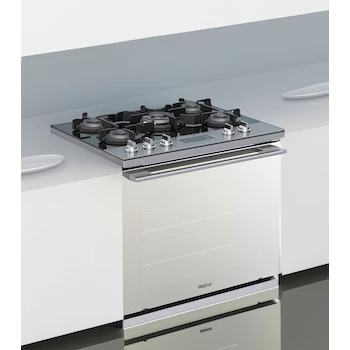Imagen 2 de Whirlpool WER9100S Estufa Empotrable de Gas 30 Pulgadas Acero Inoxidable