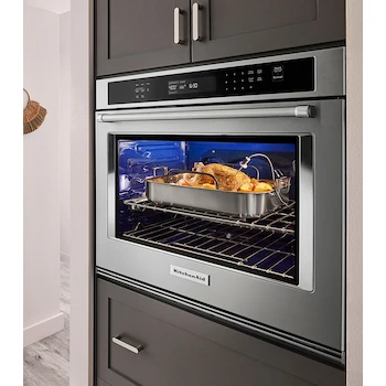Imagen 2 de KitchenAid KOES530PPS Horno Eléctrico de Pared Sencillo 30" 5 p3 Acabado PrintShield Acero Inoxidable