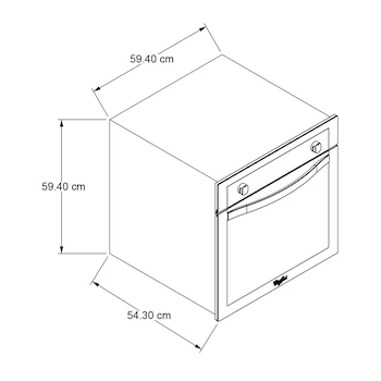 Imagen 2 de Whirlpool WOA205S Horno de Pared a Gas LP 24 Pulgadas Acero Inoxidable