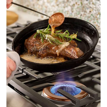 Imagen 4 de GE Café CGU366P3TD1 Parrilla Empotrable a Gas de 36 Pulgadas con 6 Quemadores en Acero Inoxidable