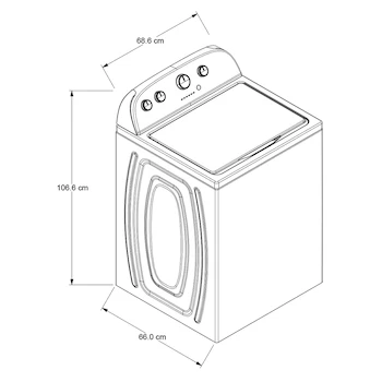 Imagen 3 de Whirlpool Lavadora Automática de Carga Superior 19 Kg Xpert System Modelo 7MWTW1904LM Color Blanco