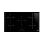 Miniatura de Parrilla de Inducción Smeg SI5952B Negro Vidrio Cerámico 90 cm 5 Quemadores