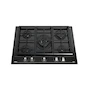 Miniatura de Parrilla Vitrocerámica a Gas Teka GZC 75330 5 Quemadores 75 cm Cristal Negro
