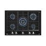 Miniatura de Parrilla Vitrocerámica a Gas Teka GZC 75330 5 Quemadores 75 cm Cristal Negro