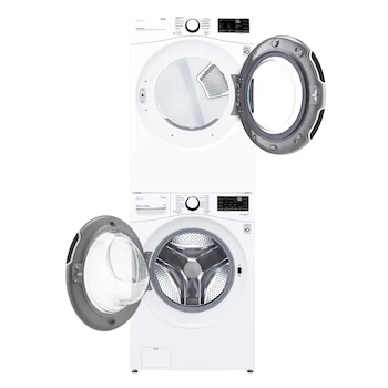 Imagen 5 de LG Combo Lavadora WM20WV26W y Secadora DF20WV2 Carga Frontal 20 Kg Blanco