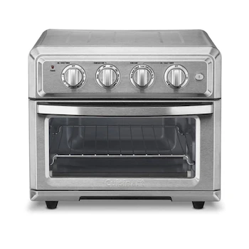 Imagen de referencia para Cuisinart Horno de Convección Tostador Air Fryer TOA-60 0.6 Pies Cúbicos Acero Inoxidable