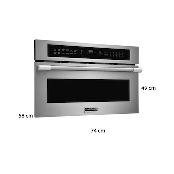Imagen 4 de Horno de Microondas Empotrable Frigidaire Professional PMBD3080AF 1.6 Pies Cúbicos Acero Inoxidable