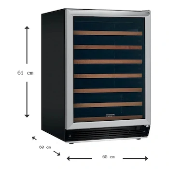 Imagen 3 de Frigidaire Gallery FGWC5233TS Enfriador de Vinos de Acero Inoxidable para 52 Botellas
