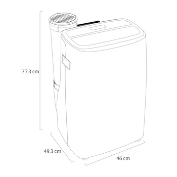 Imagen 3 de Aire Acondicionado Portátil LG Inverter LP1419IVSM 14,000 BTUs 1 Tonelada 115V Solo Frío