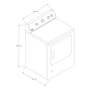 Miniatura de Secadora a Gas Maytag Carga Frontal 19 Kg Blanca 7MMGDC300DW