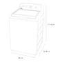 Miniatura de Lavadora Automática Mabe LMH72205WBAB1 22 Kg Carga Superior Blanca