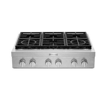 Imagen de referencia para KitchenAid KCGC506JSS Parrilla de Gas de 36 Pulgadas con 6 Quemadores en Acero Inoxidable