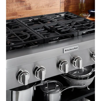 Imagen 2 de KitchenAid KCGC506JSS Parrilla de Gas de 36 Pulgadas con 6 Quemadores en Acero Inoxidable