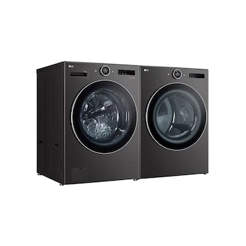 Imagen 5 de Combo de Lavadora y Secadora Eléctrica LG de Carga Frontal con Capacidad de 25 Kg para Lavado y 22 Kg para Secado Modelo WM25BFXS.DF22BFX Color Grafito