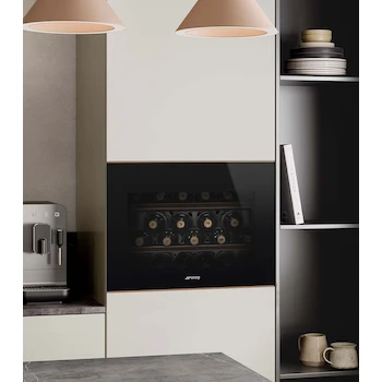 Imagen 3 de Smeg Dolce Stil Novo CVIU621NR1 Cava de Vinos Empotrable para 21 Botellas Negra