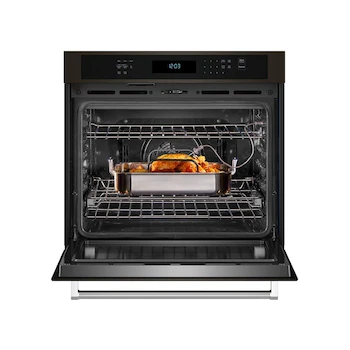 Imagen 2 de Horno Eléctrico de Pared Simple KitchenAid KOSE500EBS de 30 Pulgadas en Acero Inoxidable Negro