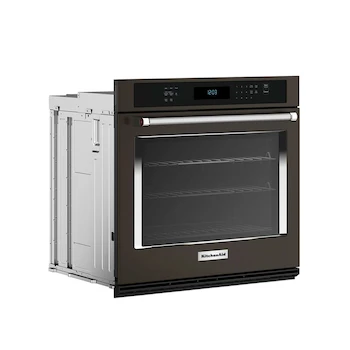 Imagen 4 de Horno Eléctrico de Pared Simple KitchenAid KOSE500EBS de 30 Pulgadas en Acero Inoxidable Negro