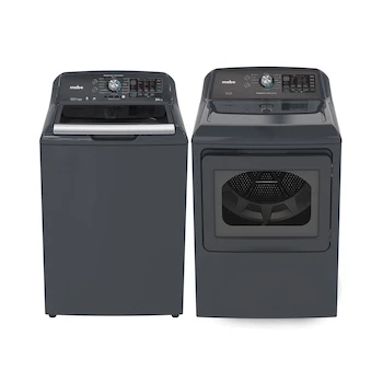 Imagen alusiva al producto Lavadora Mabe MCL2440ESDG0 Carga Superior 24 kg Diamond Gray + Secadora Mabe MCD2440ESDG0 24 kg Diamond Gray