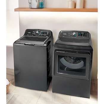 Imagen 2 de Lavadora Mabe MCL2440ESDG0 Carga Superior 24 kg Diamond Gray + Secadora Mabe MCD2440ESDG0 24 kg Diamond Gray