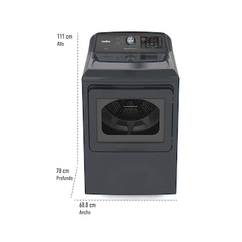 Imagen 4 de Lavadora Mabe MCL2440ESDG0 Carga Superior 24 kg Diamond Gray + Secadora Mabe MCD2440ESDG0 24 kg Diamond Gray