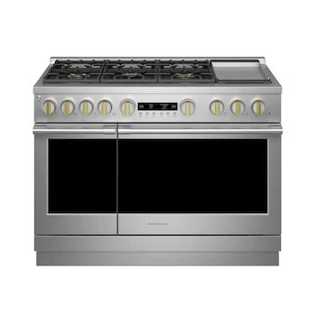 Imagen 1 de Estufa de Piso Dual Monogram ZDP486NDTSS Gas LP 48 Pulgadas Acero Inoxidable