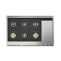 Miniatura de Estufa de Piso Dual Monogram ZDP486NDTSS Gas LP 48 Pulgadas Acero Inoxidable