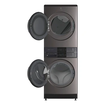 Imagen 4 de Electrolux Lavasecadora Eléctrica 21 Kg Laundry Tower Serie 600 Carga Frontal ELTE7600AT Gris Titanio