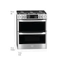 Miniatura de Estufa Mabe IO950FS0 30" Acero Inoxidable Doble Horno