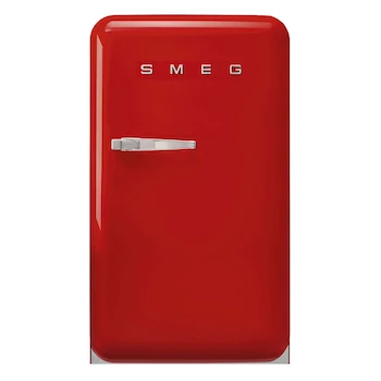 Imagen de referencia para Smeg Frigobar Retro Estilo 50's 109 Litros Rojo Modelo FAB10URRD3