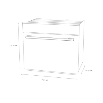 Imagen 3 de Horno Empotrable a Gas GE Profile Onix HGP8050K1 31" Acero Inoxidable