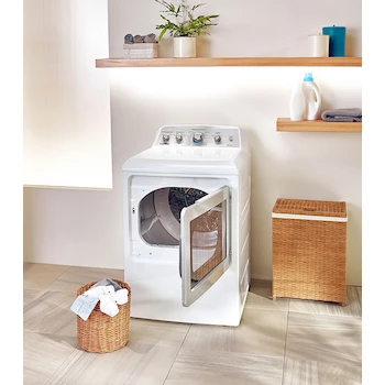 Imagen 2 de Secadora a Gas LP Mabe 22 Kg Carga Frontal Blanca Modelo SMG47N8MSBAB0