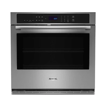 Imagen de referencia para Maytag MOES6030LZ Horno Eléctrico de Pared Simple con Freidora de Aire 30 Pulgadas Acero Inoxidable Resistente a Huellas 5.0 Pies Cúbicos